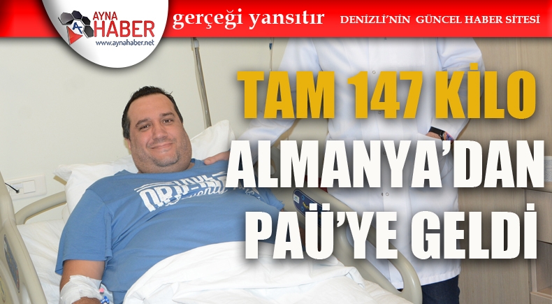 ALMANYA’LI ÇİFT ZAYIFLAMAK İÇİN PAÜ’YÜ SEÇTİ
